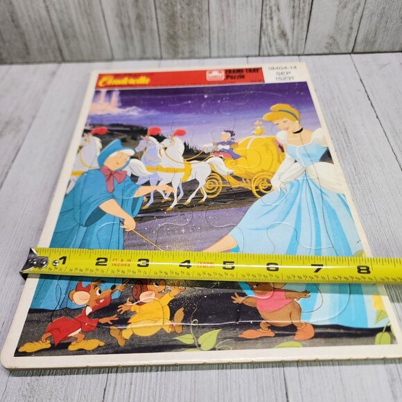 Vintage Golden Frame Tray Puzzle Cinderella - Walt Disney Classics - Picture 4 of 4